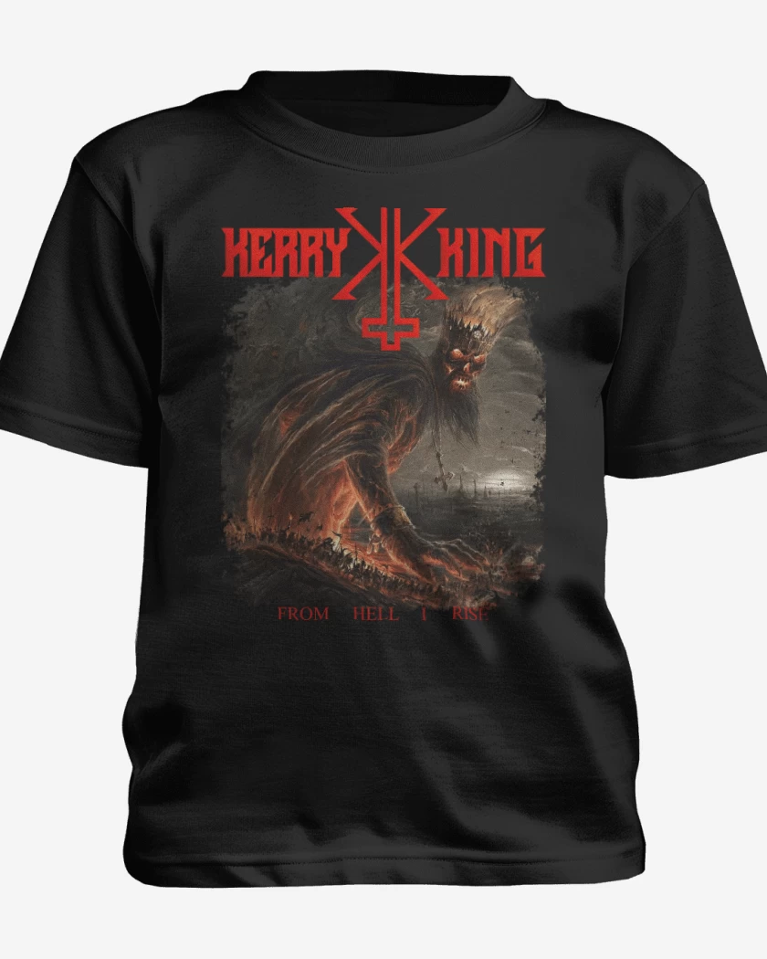 Polera de niño Negro de Kerry King From Hell