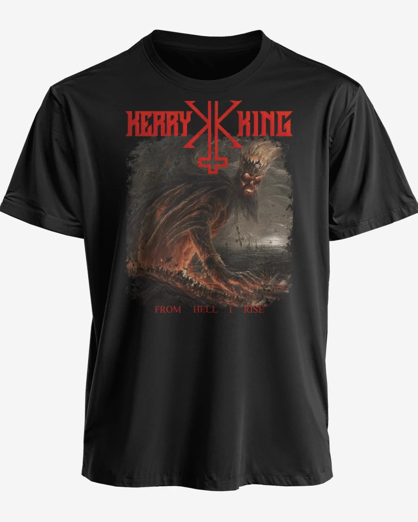 Polera premium Negro de Kerry King From Hell