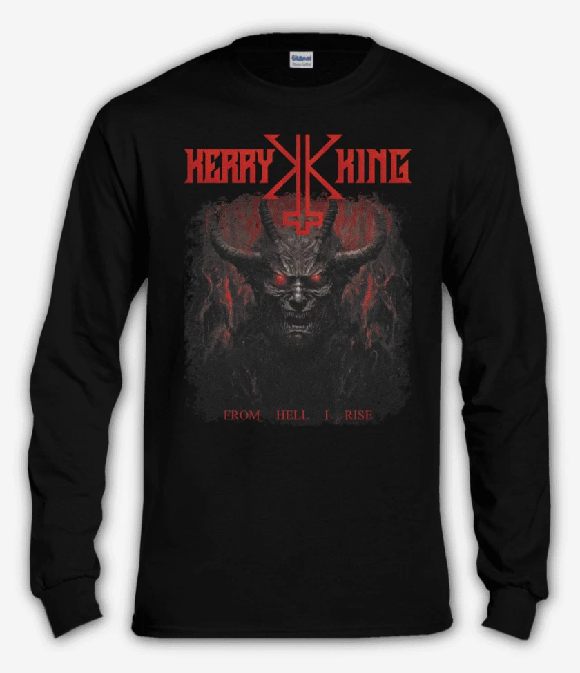 Polera manga larga Negro de Kerry King From Hell I Rise