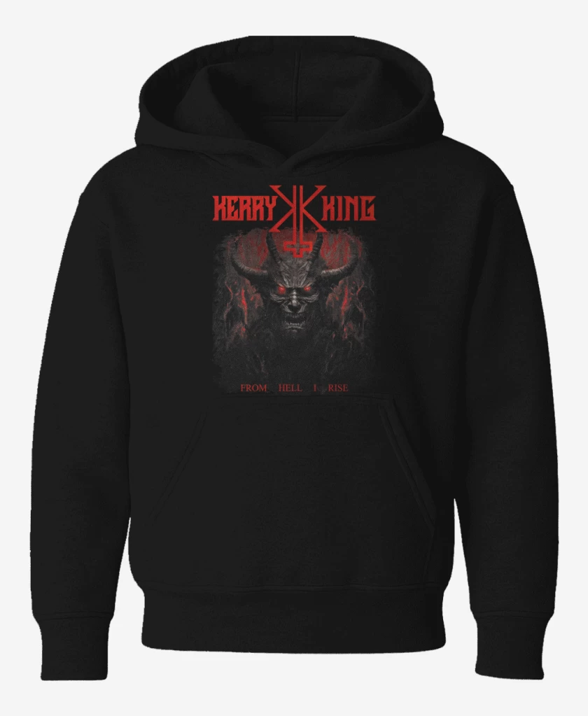 Poleron de niño Negro de Kerry King From Hell I Rise
