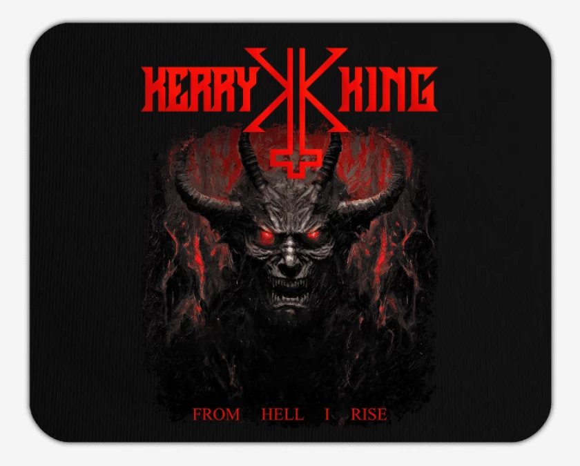 Mousepad Kerry King From Hell I Rise