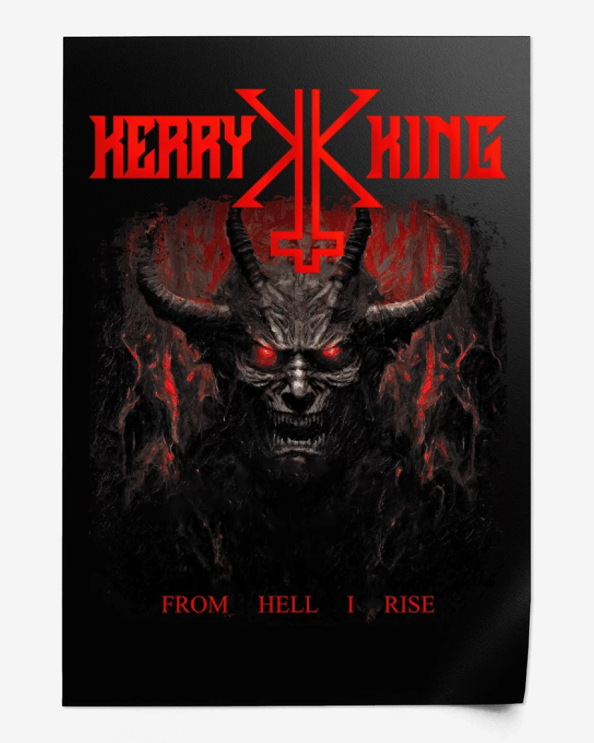 Print Kerry King From Hell I Rise