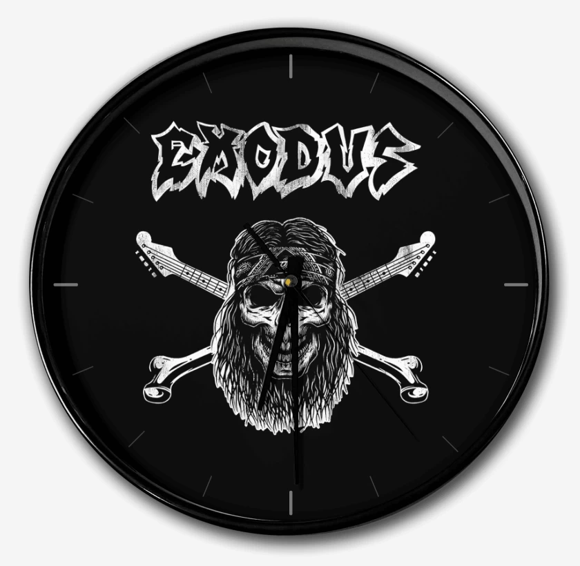 Reloj Negro de Exodus Logo