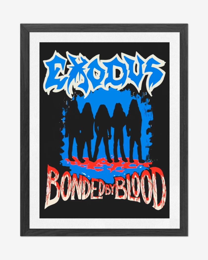Cuadro decorativo Negro de Exodus Bonded