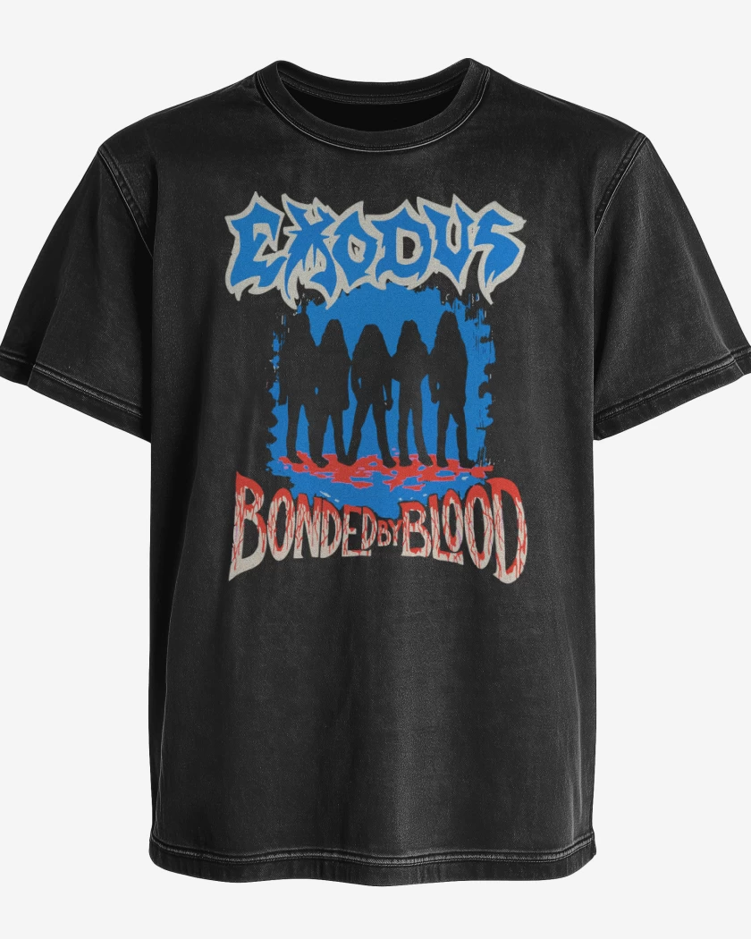 Polera desgastada Exodus Bonded