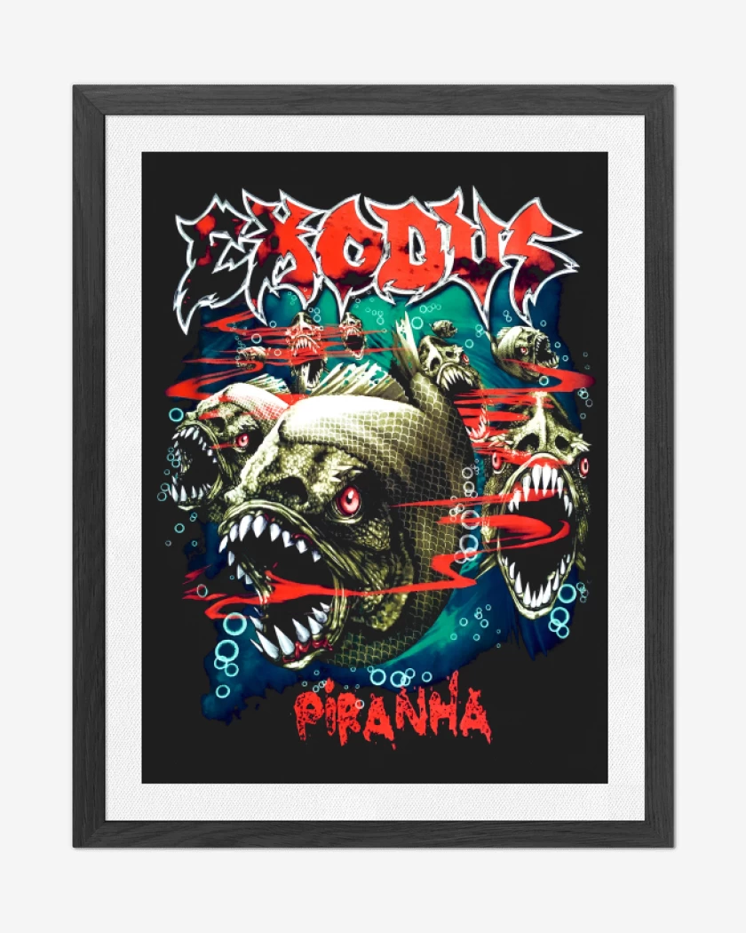 Cuadro decorativo Exodus Piranha