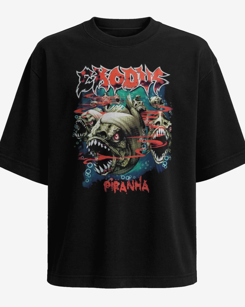Polera Oversize Exodus Piranha