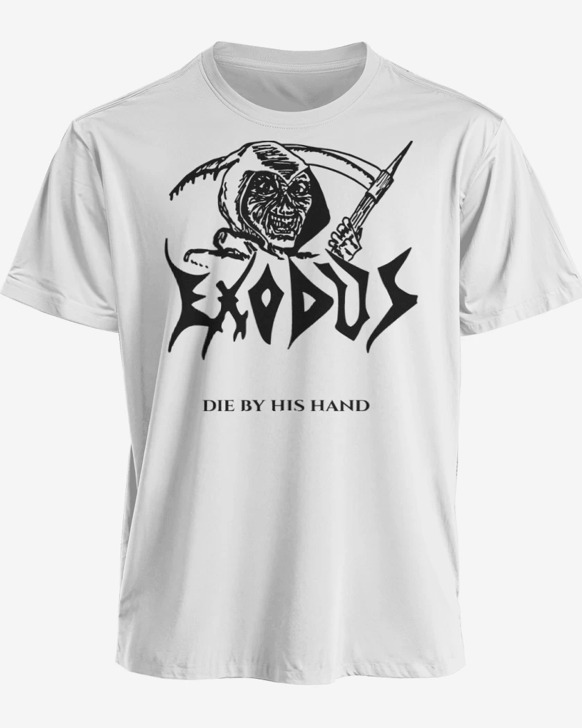 Polera premium Blanco de Exodus Die by his Hand
