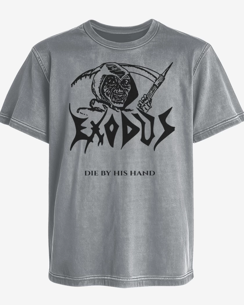 Polera desgastada Exodus Die by his Hand