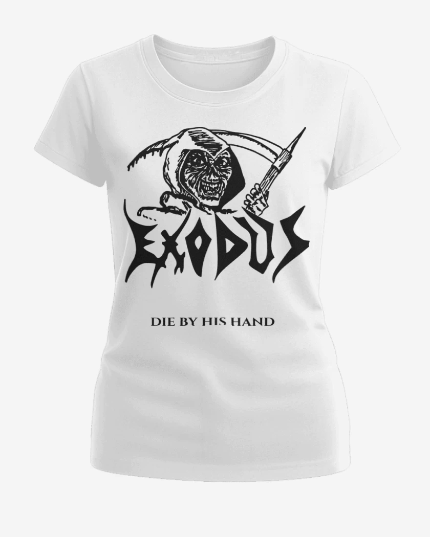 Polera de Mujer Blanco de Exodus Die by his Hand