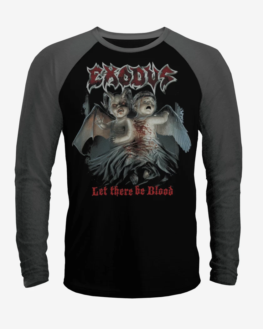 Polera Raglan Exodus Let Ther Be Blood