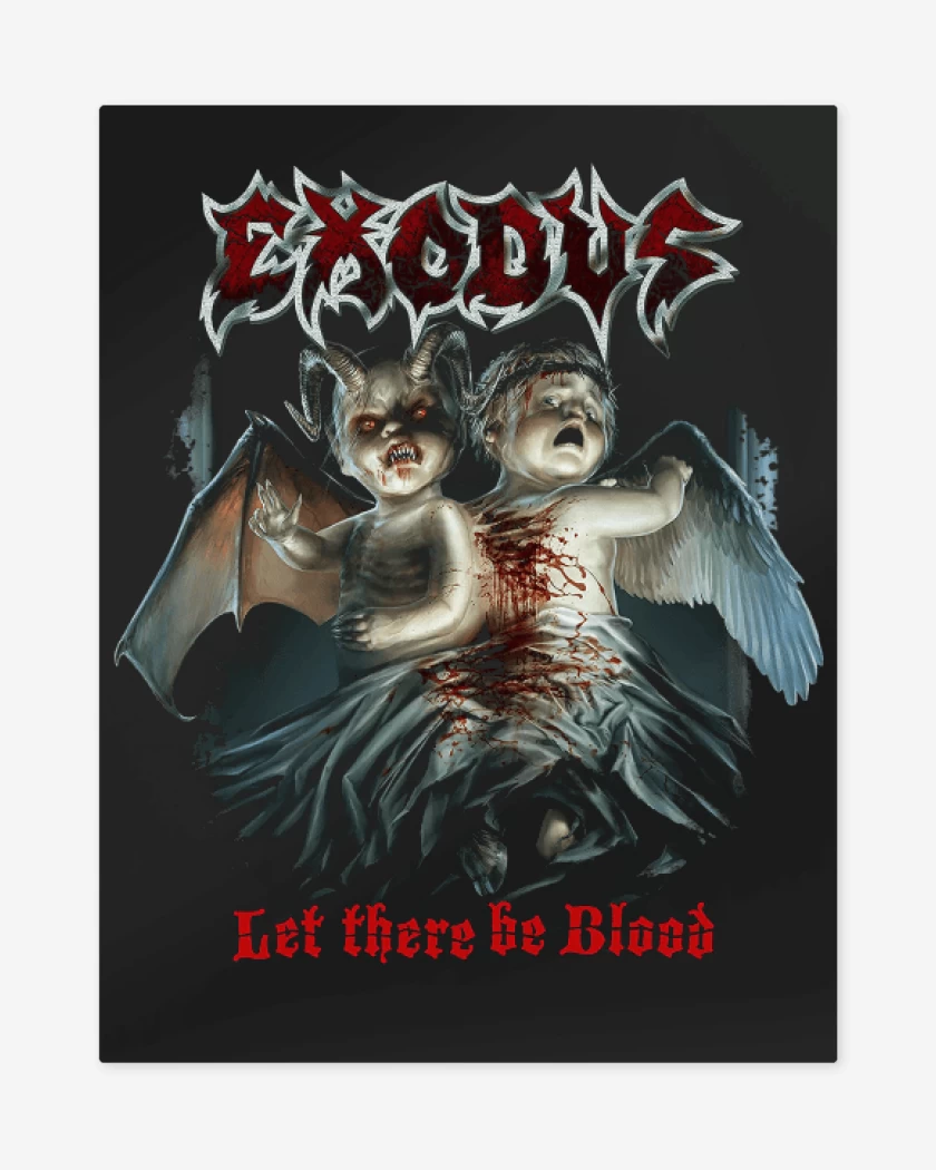 Print metalico Exodus Let Ther Be Blood
