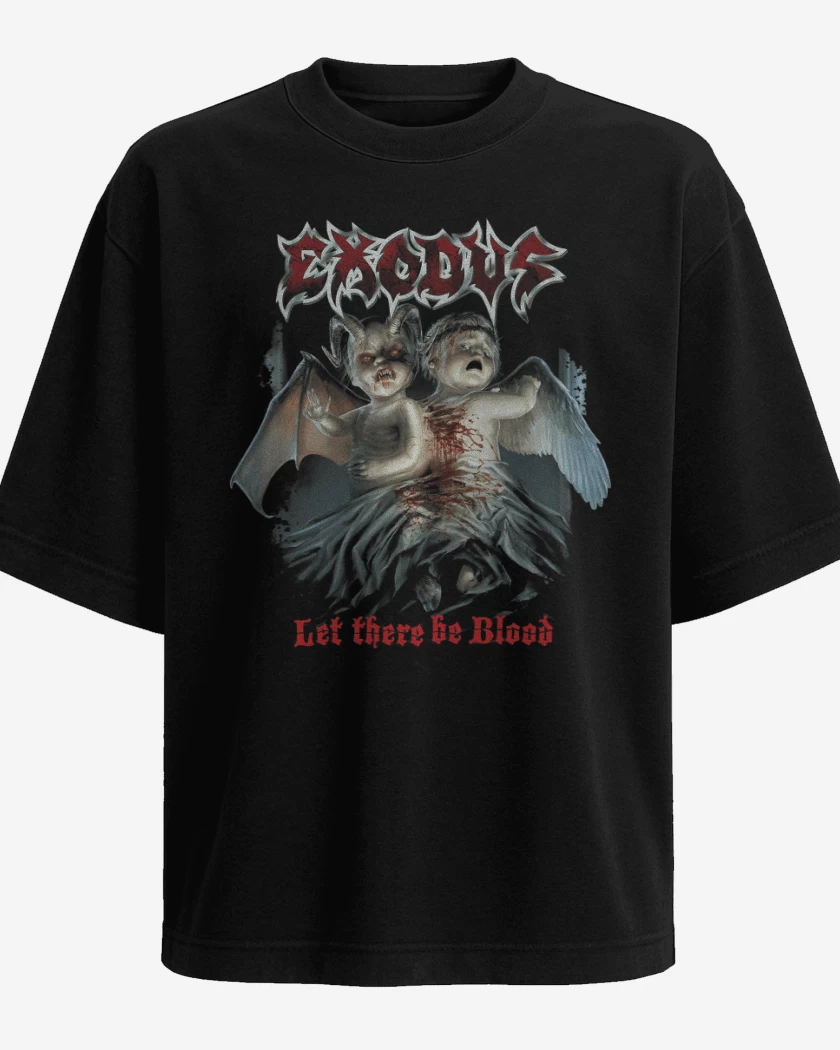 Polera Oversize Exodus Let Ther Be Blood