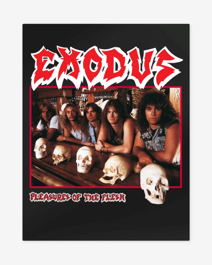 Print metalico Exodus Pleasures of the Flesh