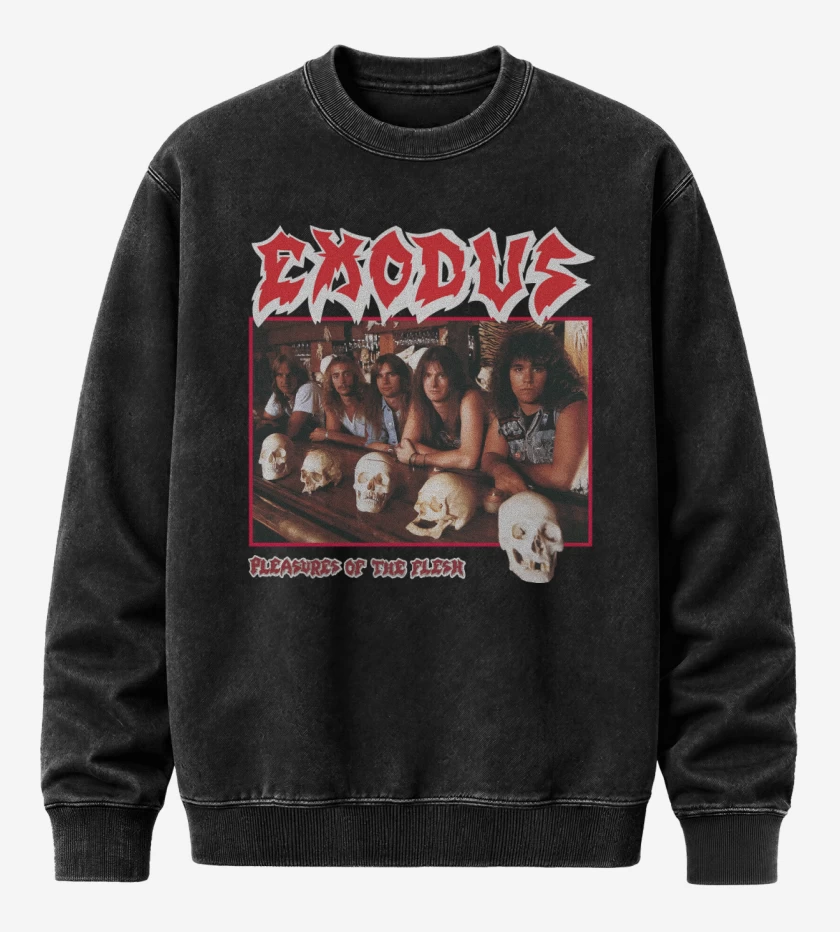 Poleron Polo Acid Wash Exodus Pleasures of the Flesh