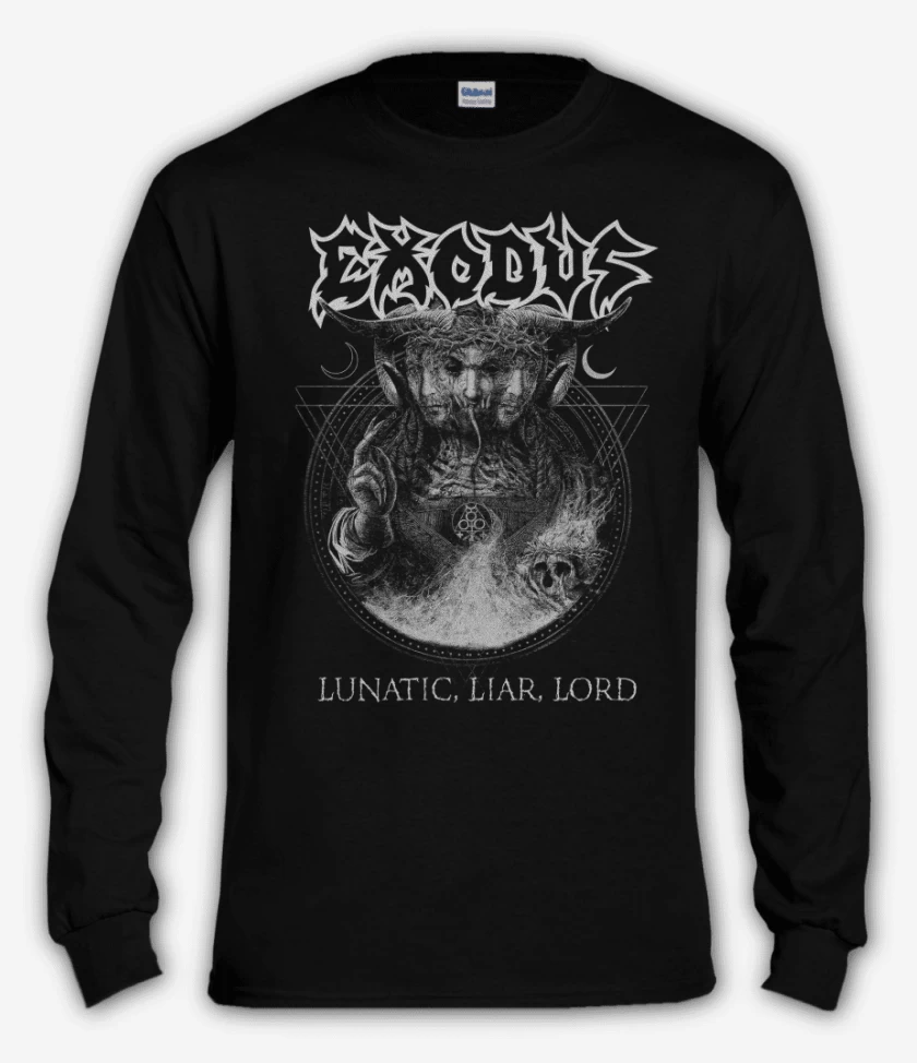 Polera manga larga Negro de Exodus Lunatic Liar Lord