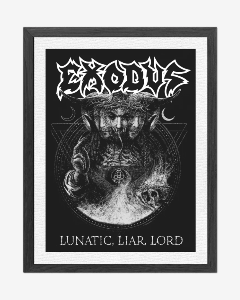 Cuadro decorativo Exodus Lunatic Liar Lord
