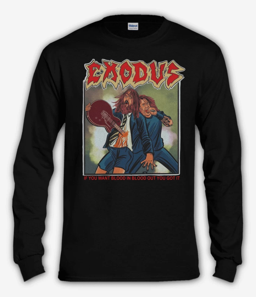 Polera manga larga Exodus If You Want Blood