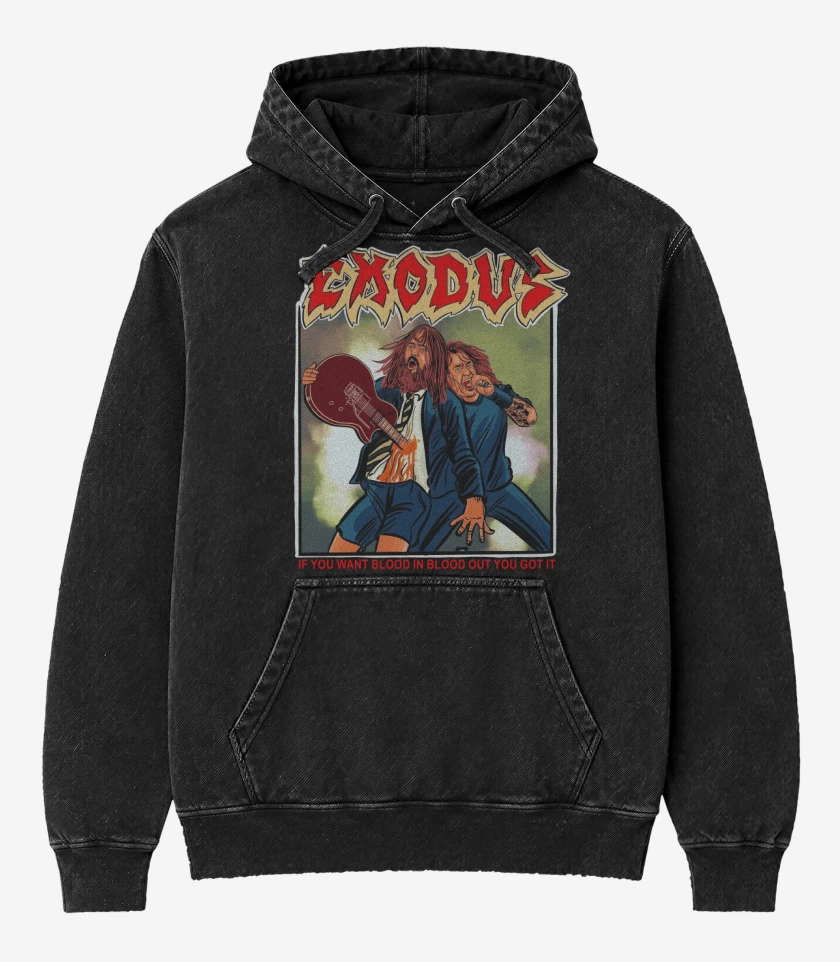 Poleron Canguro Acid Wash Exodus If You Want Blood
