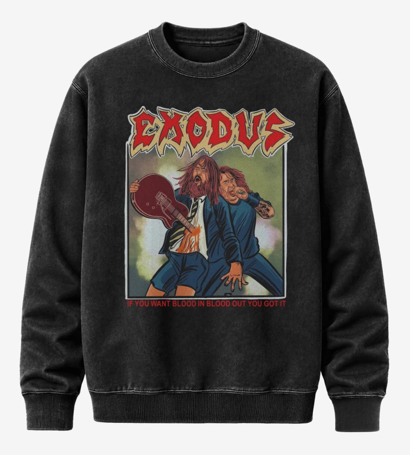 Poleron Polo Acid Wash Exodus If You Want Blood
