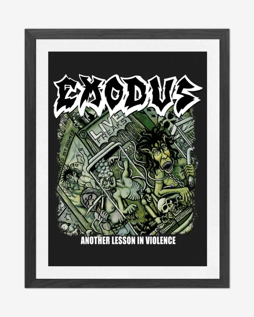 Cuadro decorativo Negro de Exodus Another Lesson in Violence