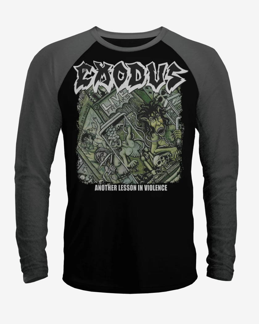 Polera Raglan Exodus Another Lesson in Violence