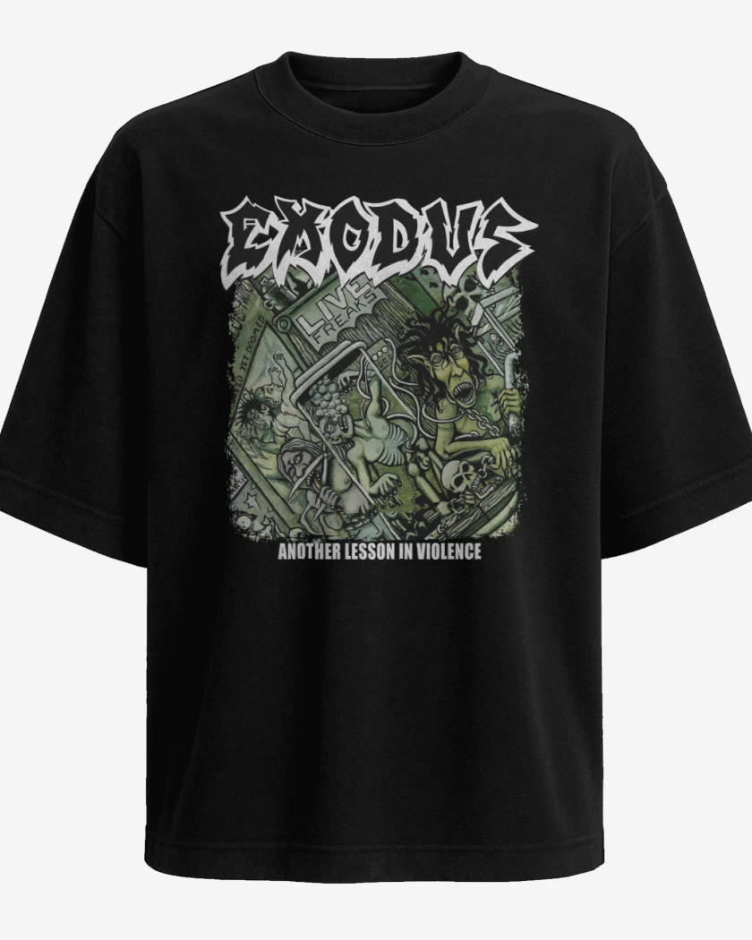 Polera Oversize Exodus Another Lesson in Violence