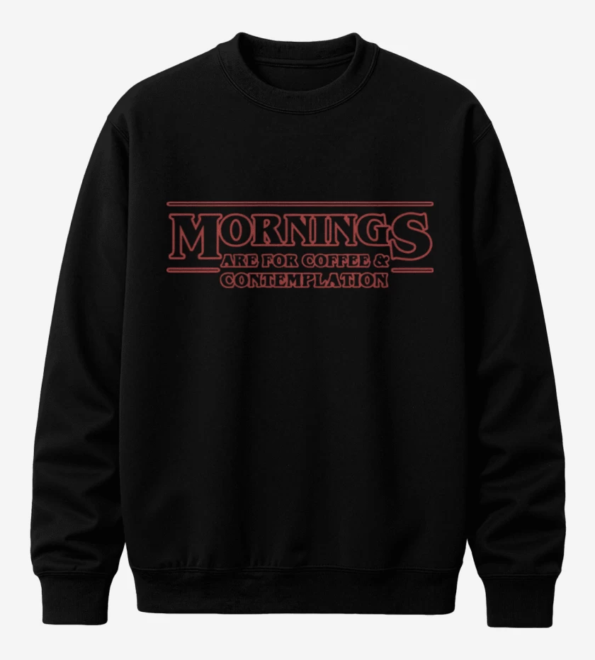 Poleron polo Negro de Stranger things 3