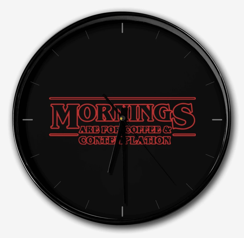 Reloj Negro de Stranger things 3