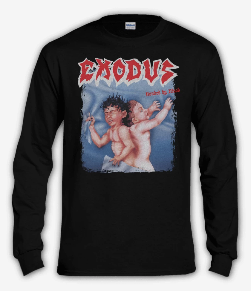 Polera manga larga Negro de Exodus Bonded By Blood