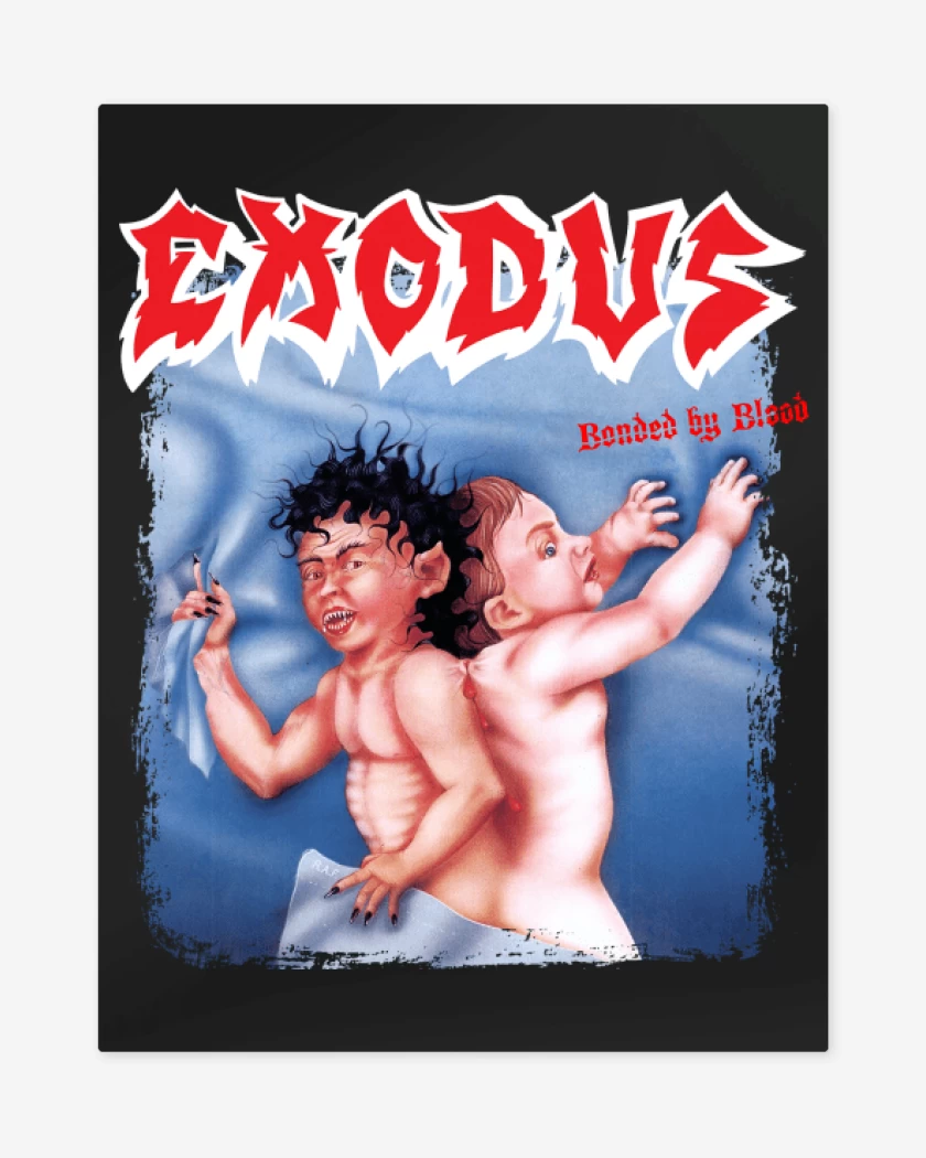 Print metalico Exodus Bonded By Blood