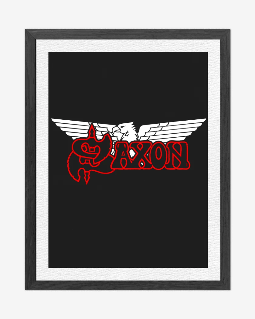 Cuadro decorativo Negro de Saxon Logo
