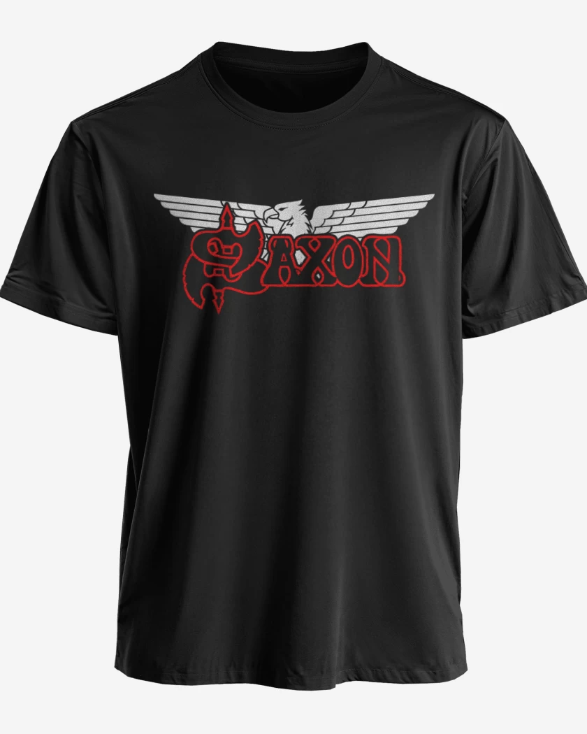Polera premium Negro de Saxon Logo