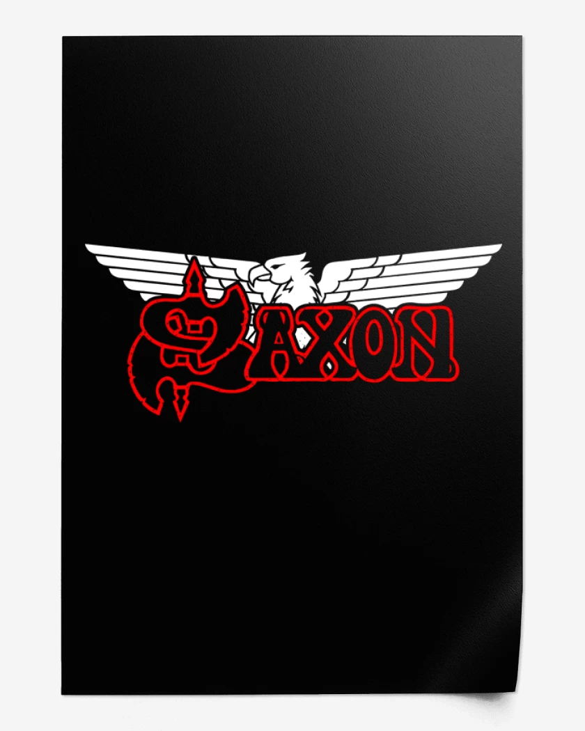Print Negro de Saxon Logo