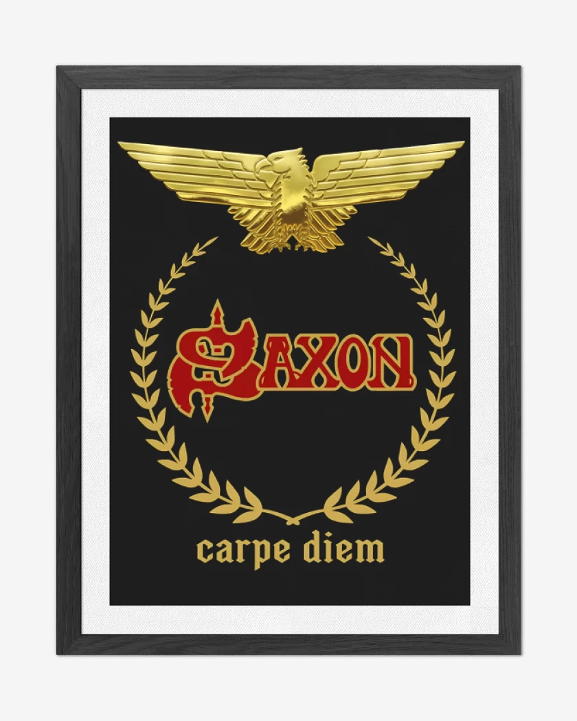 Cuadro decorativo Negro de Saxon Carpe Diem