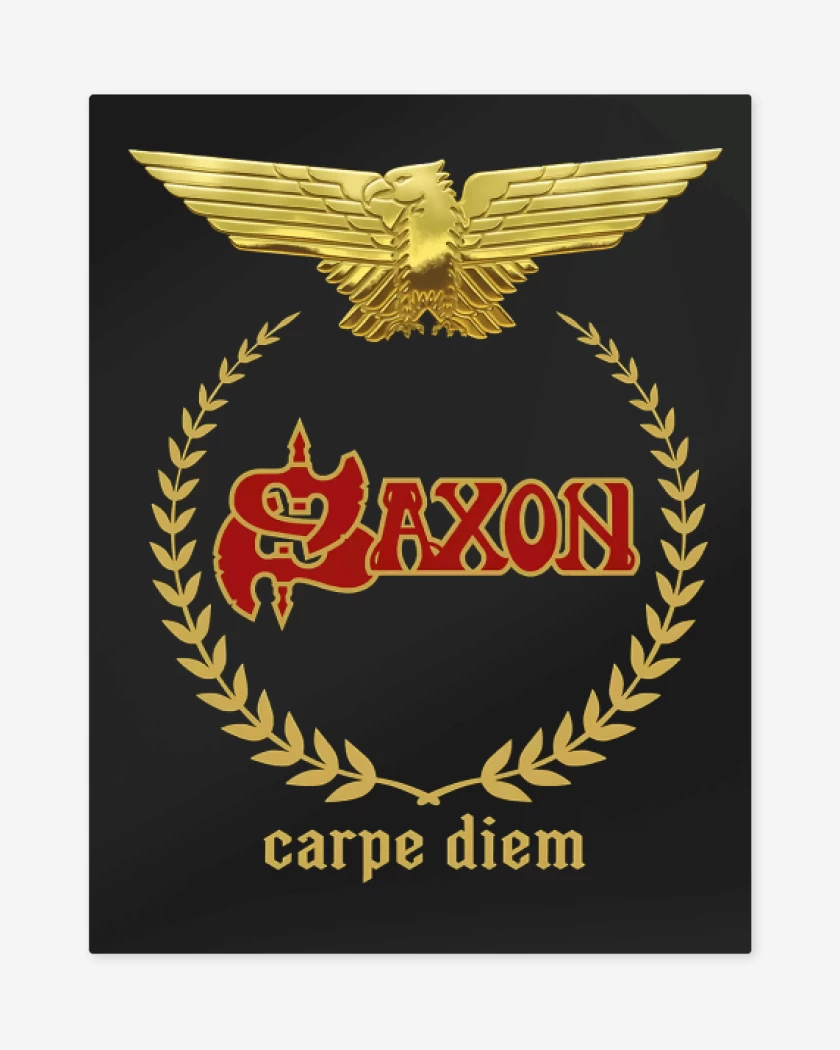 Print metalico Negro de Saxon Carpe Diem