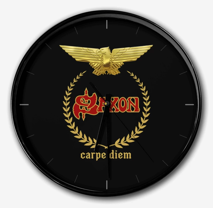 Reloj Negro de Saxon Carpe Diem