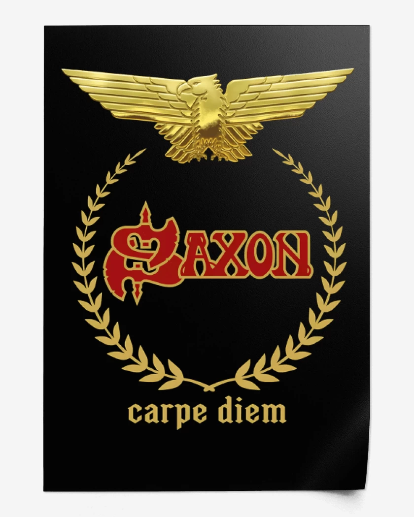 Print Negro de Saxon Carpe Diem