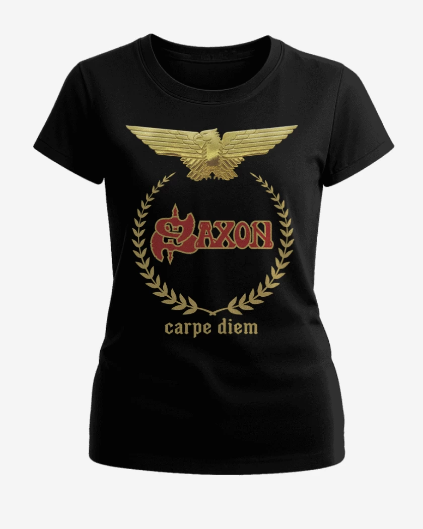 Polera de Mujer Negro de Saxon Carpe Diem