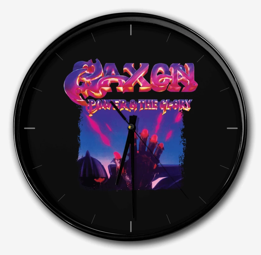 Reloj Negro de Saxon Power and The Glory