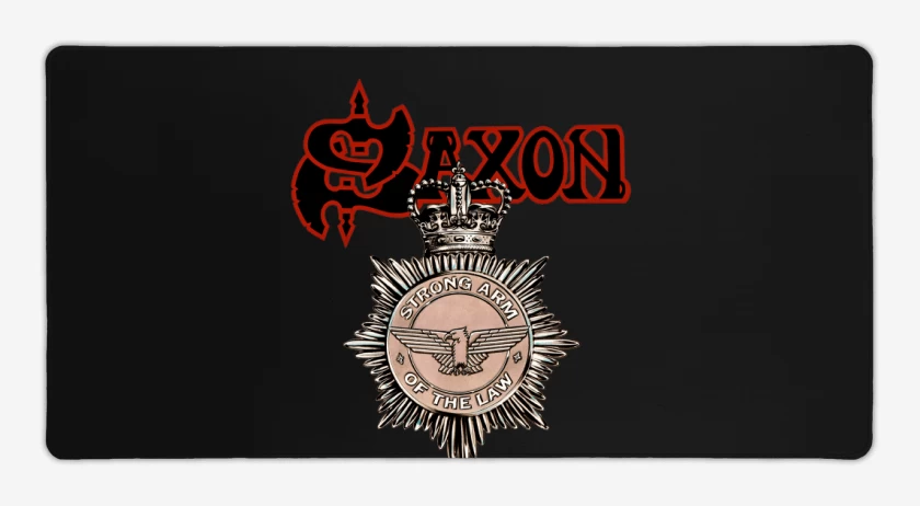 Mouse pad Gamer Negro de Saxon Strong Arm of the Law