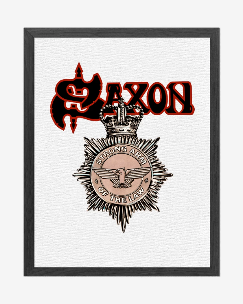 Cuadro decorativo Blanco de Saxon Strong Arm of the Law