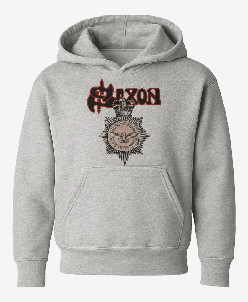 Poleron de niño Gris Melange de Saxon Strong Arm of the Law