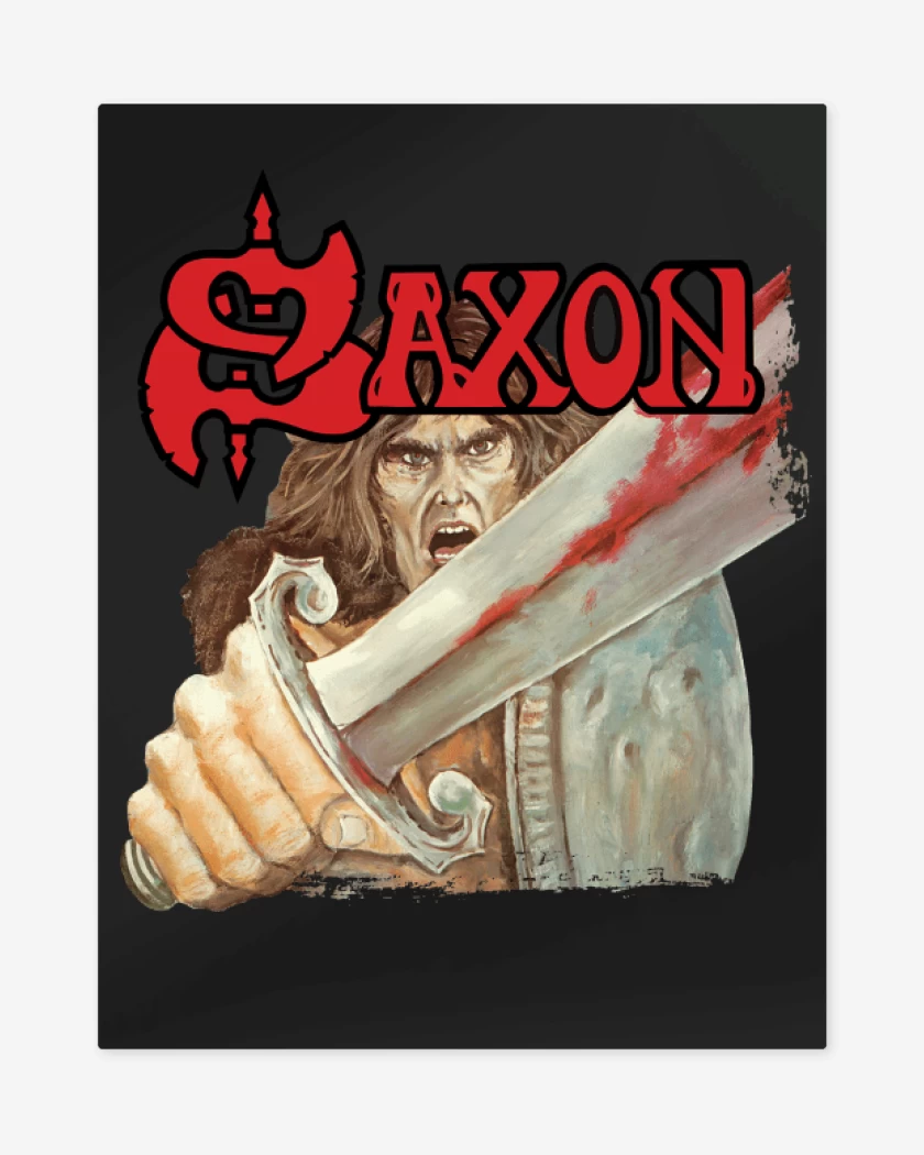 Print metalico Negro de Saxon Saxon