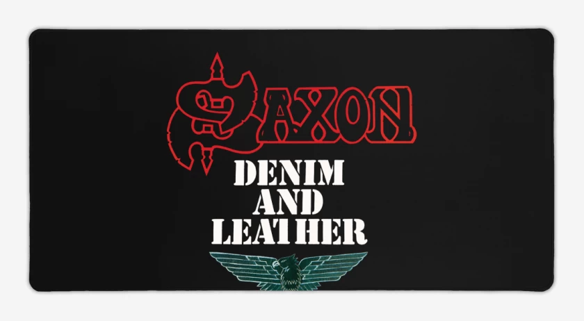 Mouse pad Gamer Negro de Saxon Denin and Leather