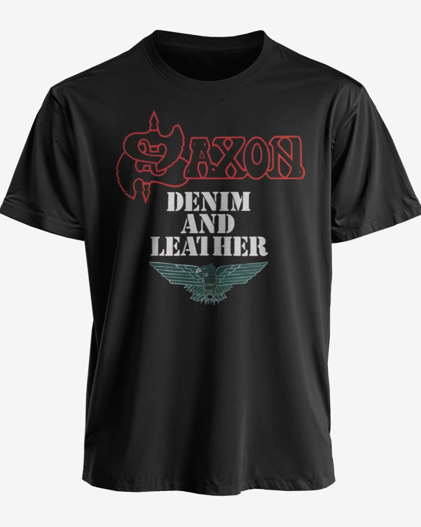 Polera Saxon Denin and Leather