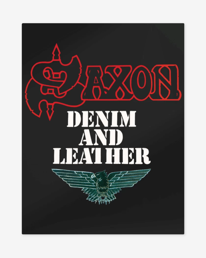 Print metalico Negro de Saxon Denin and Leather