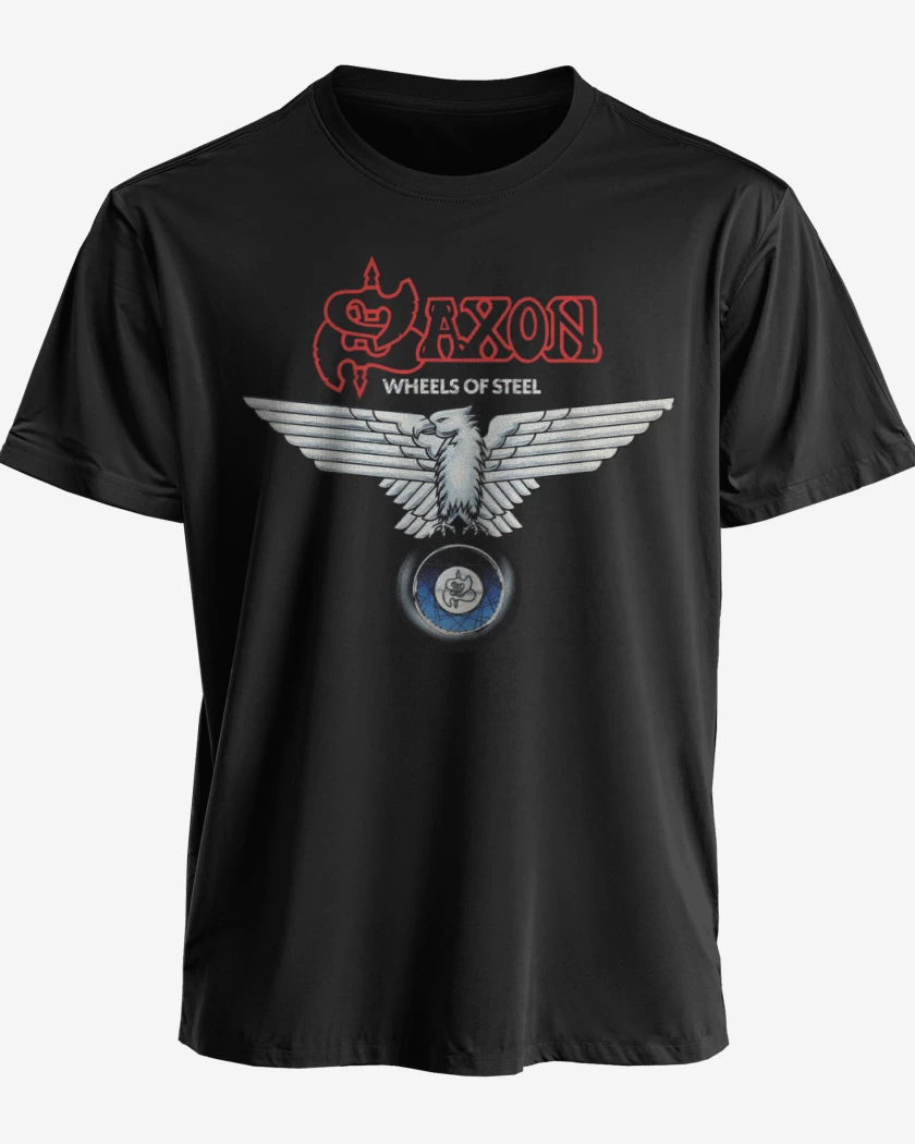 Polera Saxon Wheels of Steel