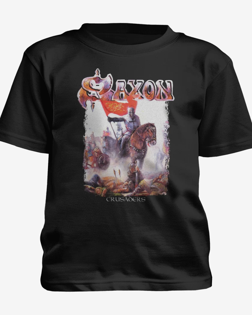 Polera de niño Negro de Saxon Crusaders