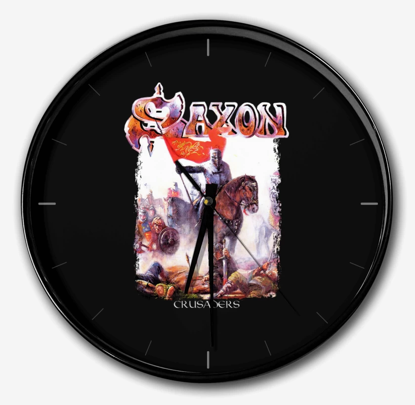 Reloj Negro de Saxon Crusaders